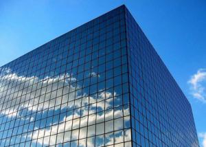 Quality Curtain Wall Exterior Low E Insulated Glass , Energy Saving Low Emissivity Glass wholesale