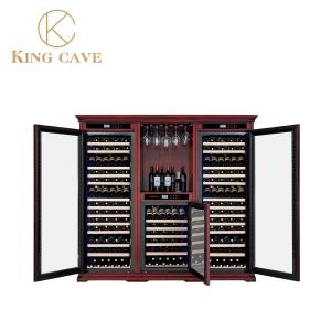 Quality Intelligent Constant Temperature Wooden Wine Cooler Cabinet Electric wholesale