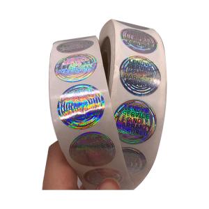 Quality Waterproof 2D 3D Round Roll Hologram Authentic Stickers wholesale