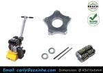 46-55 HRC Edco Parts 6pt Carbide TCT Cutters For Trelawny TFP 200 Scarifier