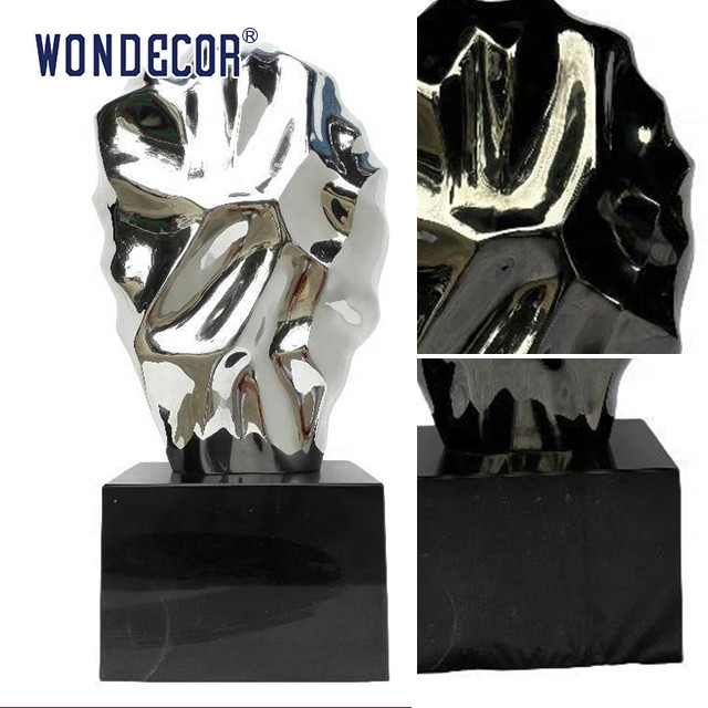 Customized Design Large Abstract Metal Art Polished Stainless Steel Sculptures