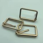 Gold Metal Mens Square Belt Buckle Clothing Accessories Decoration