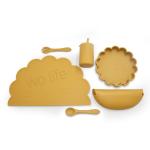 PVC Free Dishwasher Safe Silicone Baby Bowl Laser Logo