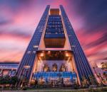 Unitized Glass Curtain Wall Facade Waterproof Double Tempered Glazing