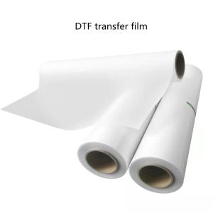 Quality DTF printing film 42cm*100M glossy Matte White ink printing Film for garment wholesale