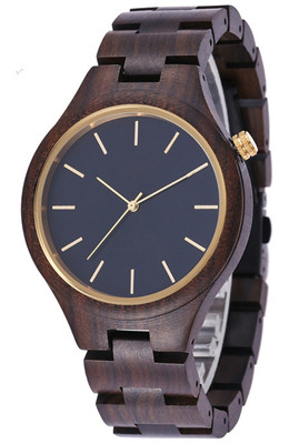 beautiful design made out of wood leather strap wood watch for ladies gift wrist watch women