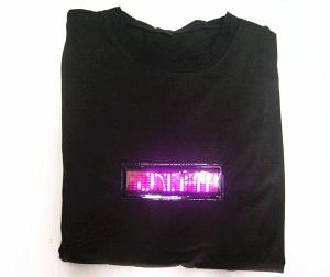 Quality 2015 hot sale new design LED scrooling LED T shirt wholesale