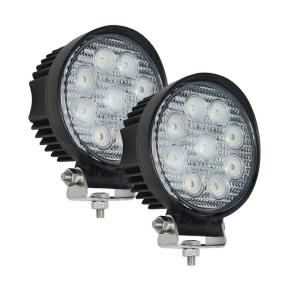 Quality 30 Degree Beam 2160lm Round LED Flood Lights 27 W 1 Years Warranty wholesale
