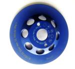 Vacuum Brazed Arix Button Metal Bonded Diamond Grinding Wheel For Concrete