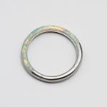 Silver Opal Traditional South Indian Nose Ring G23 Titanium OEM ODM