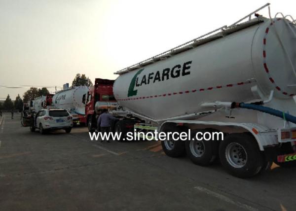 45T Bulk Cement Tank Semi Trailer 45000kg Cement Tanker Semi Trailer For