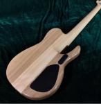 Custom Natural Burl Color One Piece Neck Through 5-Strings Left Handed Electric