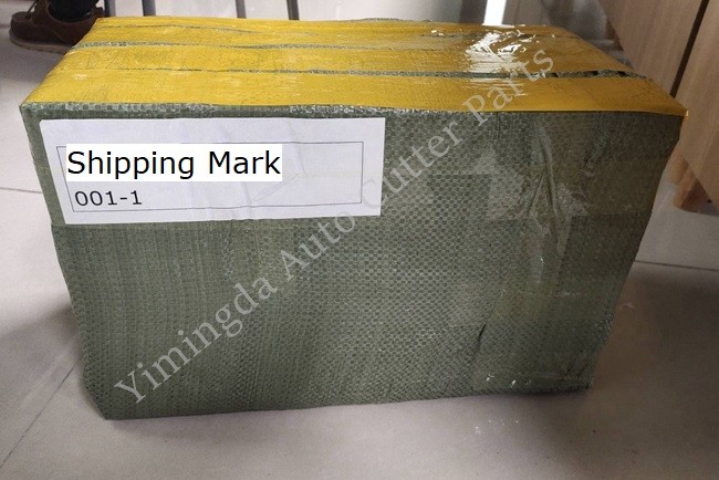 Auto Cutter Machine Parts Eastman Block Bule Cutter Bristle Block Size 100*100*42mm