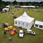 Restaurant Catering Outdoor Dining Tent 5x5m PVC Canvas Pagoda Shelter