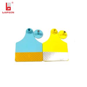 Quality Wholesale TPU Reflective Animal Ear Tag With Laser Numbers For Cow Sheep Livestock wholesale