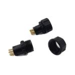 M13 6Pin Circular Electrical Connectors 20AWG Female Male
