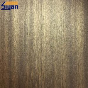 Quality Durable Decorated Embossing PVC Lamination Film For Door / Profile wholesale