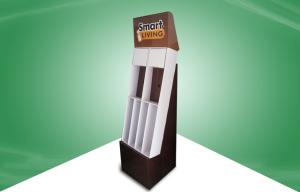 Quality UV Coating Cardboard Display Stands Eco-Friendly With 4c / 0c Offset Printing wholesale