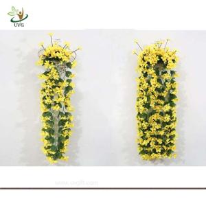 Quality UVG New Product 2014 Hanging Flower Balls in Wisteria Artificial Flower Vine for Weddings wholesale