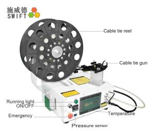 Quality Ergonomic Automatic Zip Tie Machine / Lightweight Auto Bundling Machine wholesale