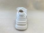 Autumn White Canvas Trainers Heightening Womens White Leather Casual Sneakers
