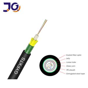 Quality GYFXTS Unitube Central Loose Tube Outdoor Fiber Optic Cable Armored Cable wholesale