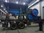 Hard Rocks Wheel 200t/H Mobile Crushing Plant