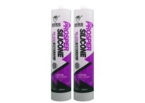 Quality Non Yellowing 280ml Bathtub Silicone Caulk , Clear Bathroom Silicone Sealant wholesale