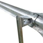 ISO9001 2000 Certified Hot Dip Galvanized Zinc Steel Highway Guardrail Post and