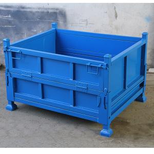 Quality Warehouse Collapsible 500KGS Q235 Steel Pallet Cages wholesale