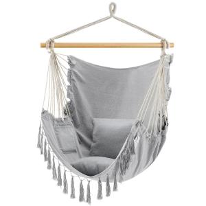 Quality Synthetic Portable Swinging Outdoor Camping Hammock Cotton Rope Durable Hanging Chair wholesale