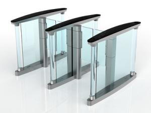 Quality Automatic Glass Door 550mm 50 People/Min Speed Gate Turnstile wholesale