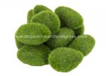 20pcs Fake Moss Rocks Faux Moss Stones For Garden Micro Landscape
