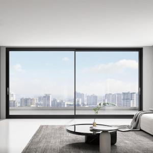 Quality Home Aluminum Alloy Doors And Windows , Custom Tempered Glass Sliding Door wholesale