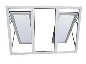 Customized Double Glass Aluminum Awning Window For Villa Garden OEM ODM