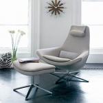Metropolitan swivel chair Liviing room Lounge chair fabric recline chair