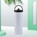 Powder Coating 304 Stainless Steel Car Mugs With Handy Lids