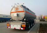 Large Capacity Diesel Semi Trailer Truck / Fuel Tanker Truck 14100 * 2500 * 3780
