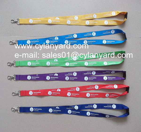 Cheap coloured neck lanyards
