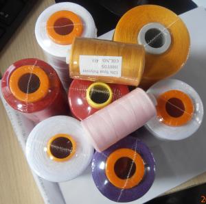 Quality High Strength Poly Poly Core Spun Thread for Denim Jeans Sewing wholesale