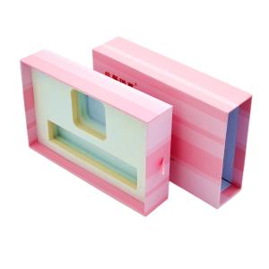 Quality 1400gsm Sliding Drawer Gift Boxes Rigid Pink Match Greyboard Push And Pull ISO9001 wholesale