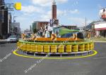 Road Safety Highway Roller Barrier System Highway Guardrail / Safety Rolling