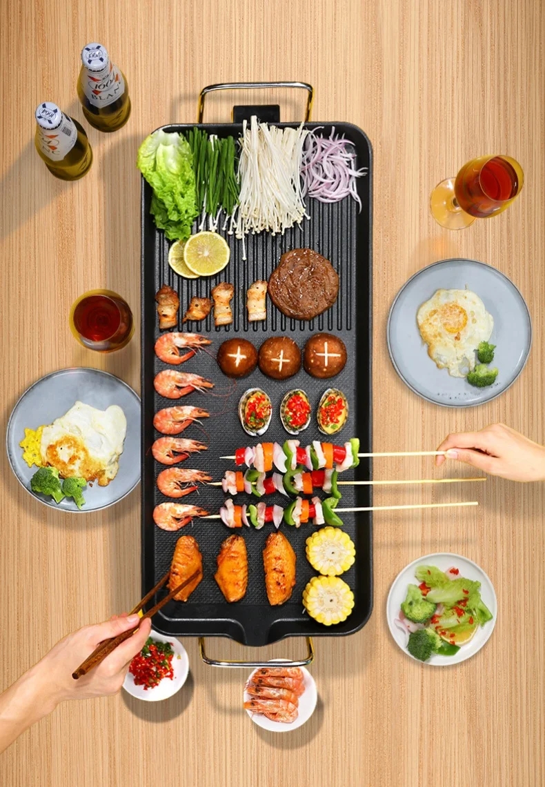Class A Energy Portable Electric Grill Griddle for Commercial Kitchen BBQ Barbecue