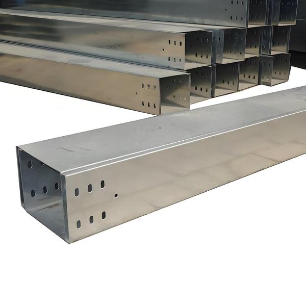 High Corrosion Resistance Slotted Wall Mounted Cable Tray Steel Material Cable