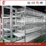 Anti Corrosion Chicken Battery Cage 160 Birds Capacity 100khg Weight Rose
