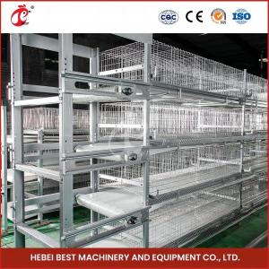 Quality Anti Corrosion Chicken Battery Cage 160 Birds Capacity 100khg Weight Rose wholesale