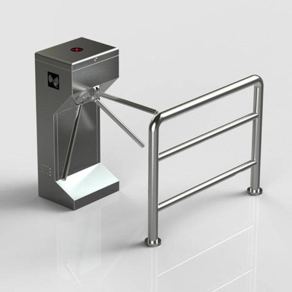 SUS304 RFID Tripod Turnstile Gate 30-45 Persons / Min Electronic Access Control