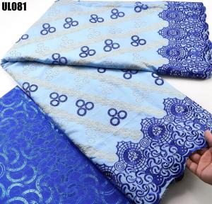 Quality American 100% cotton fabric embroidered fabric soft garment high quality swiss voile lace for african party wholesale