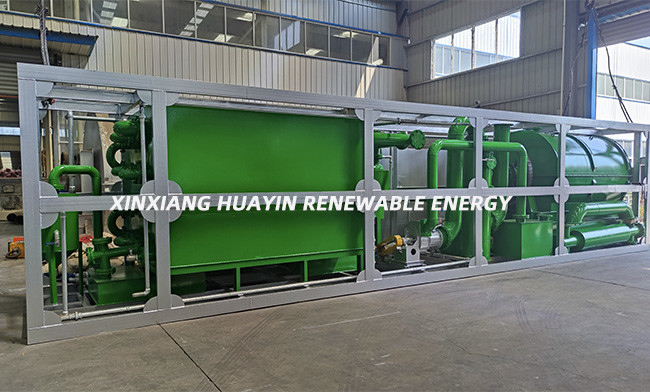 Fuel Oil From Waste Tyre Pyrolysis Plant Advanced Pyrolysis Machine