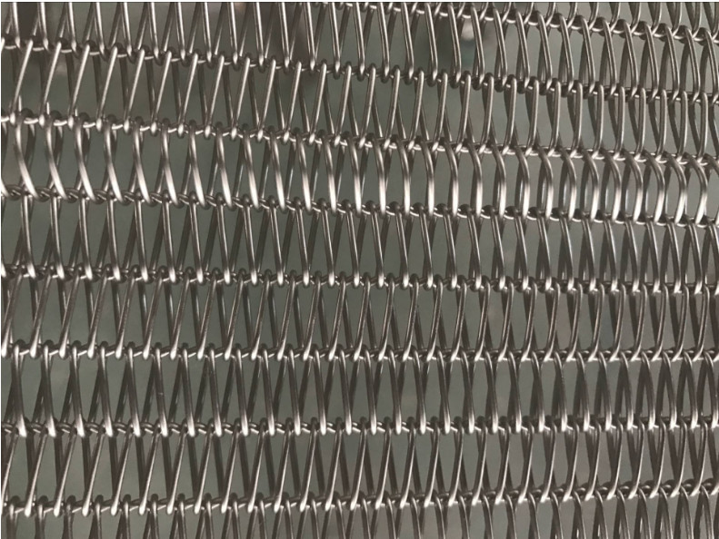 Self Tracking Stainless Steel Wire Belt Conveyor High Flexibility For Industries